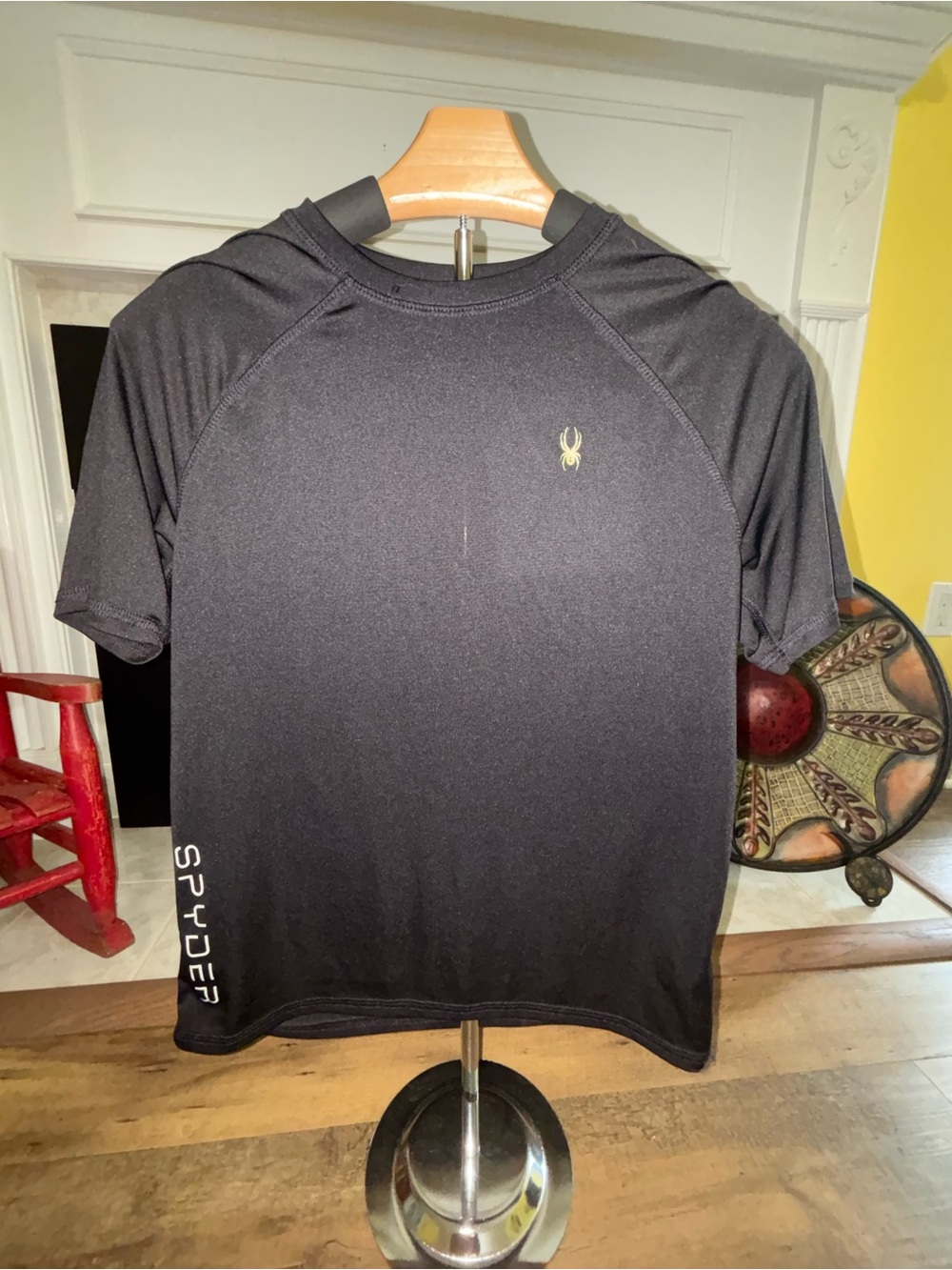 Spyder Men’s Black Performance Short Sleeve Tee with Logo